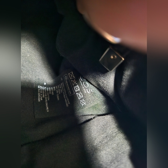 Vintage COS Black Leather Crossbody Pouch Bag - Picture 7 of 7